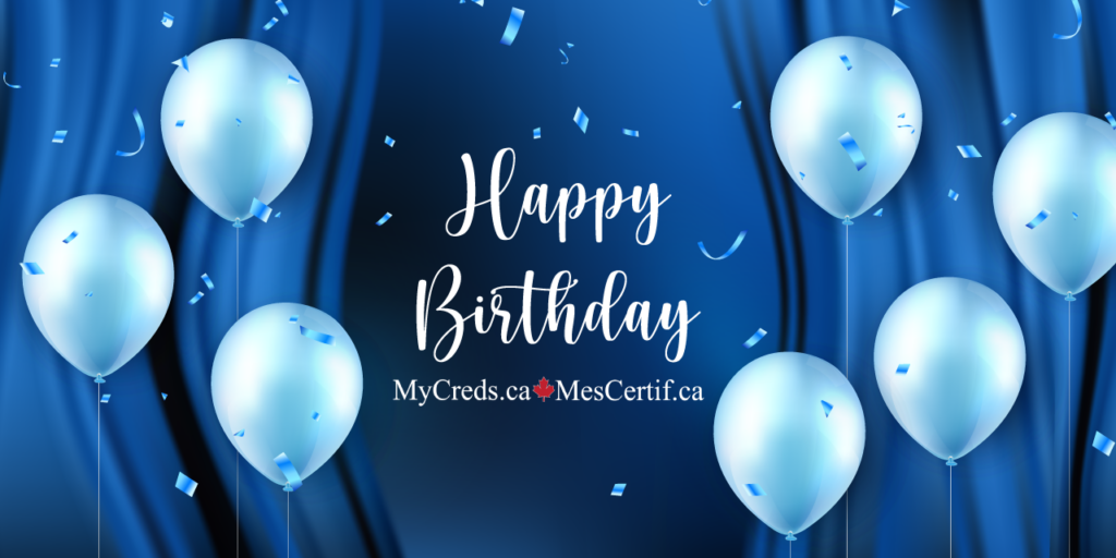 Happy Birthday MyCreds | MesCertif