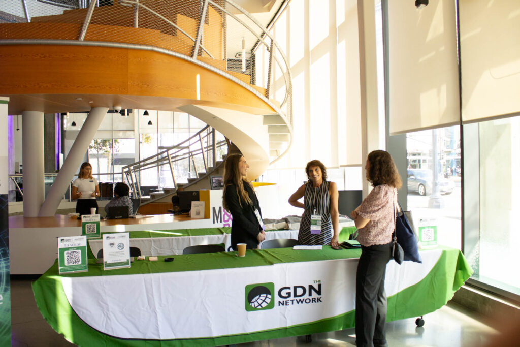 Reception desk at UC San Diego Park and Market